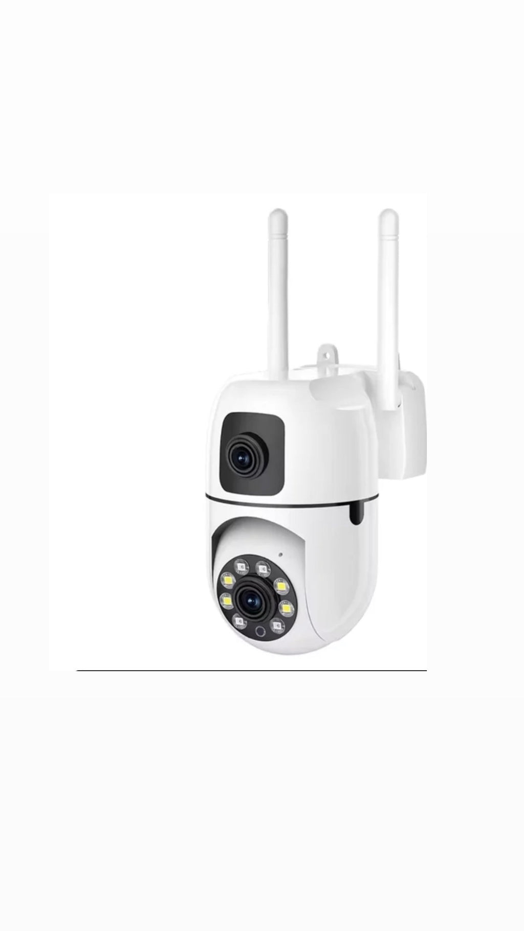 Camera de Supraveghere WiFi 6MP, Dual Lentile 360° + Fixă, Exterior/Interior, Night Vision, Microfon Bidirecțional