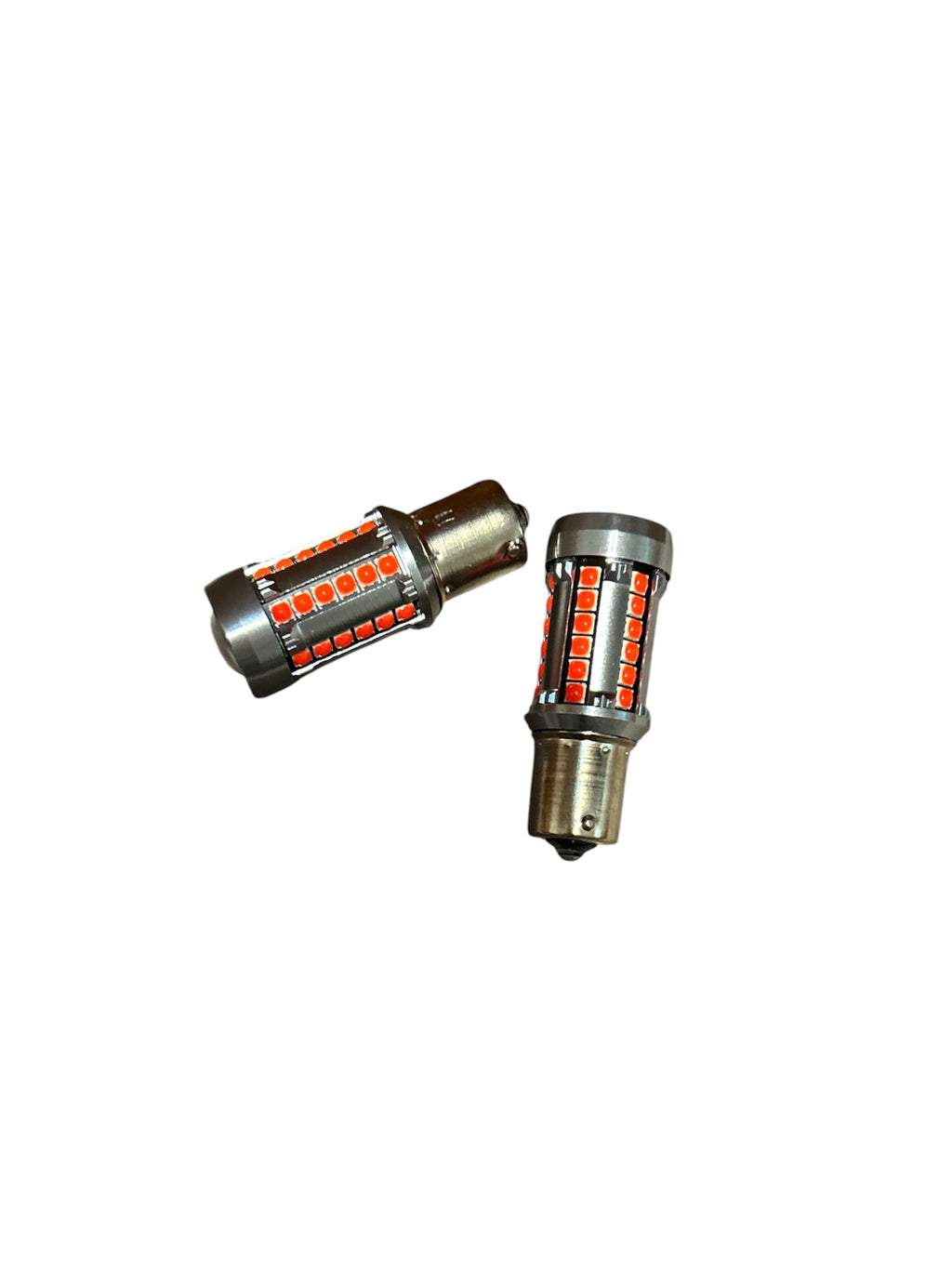 Becuri LED Stop Roșii 39SMD 1157 cu Lupă 9-36V- Set 2 buc