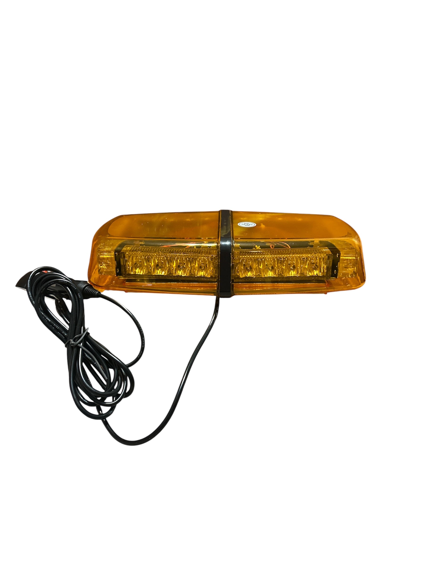 Girofar LED cu Magnet Sticlă Portocalie 24W - 9-24V IP65