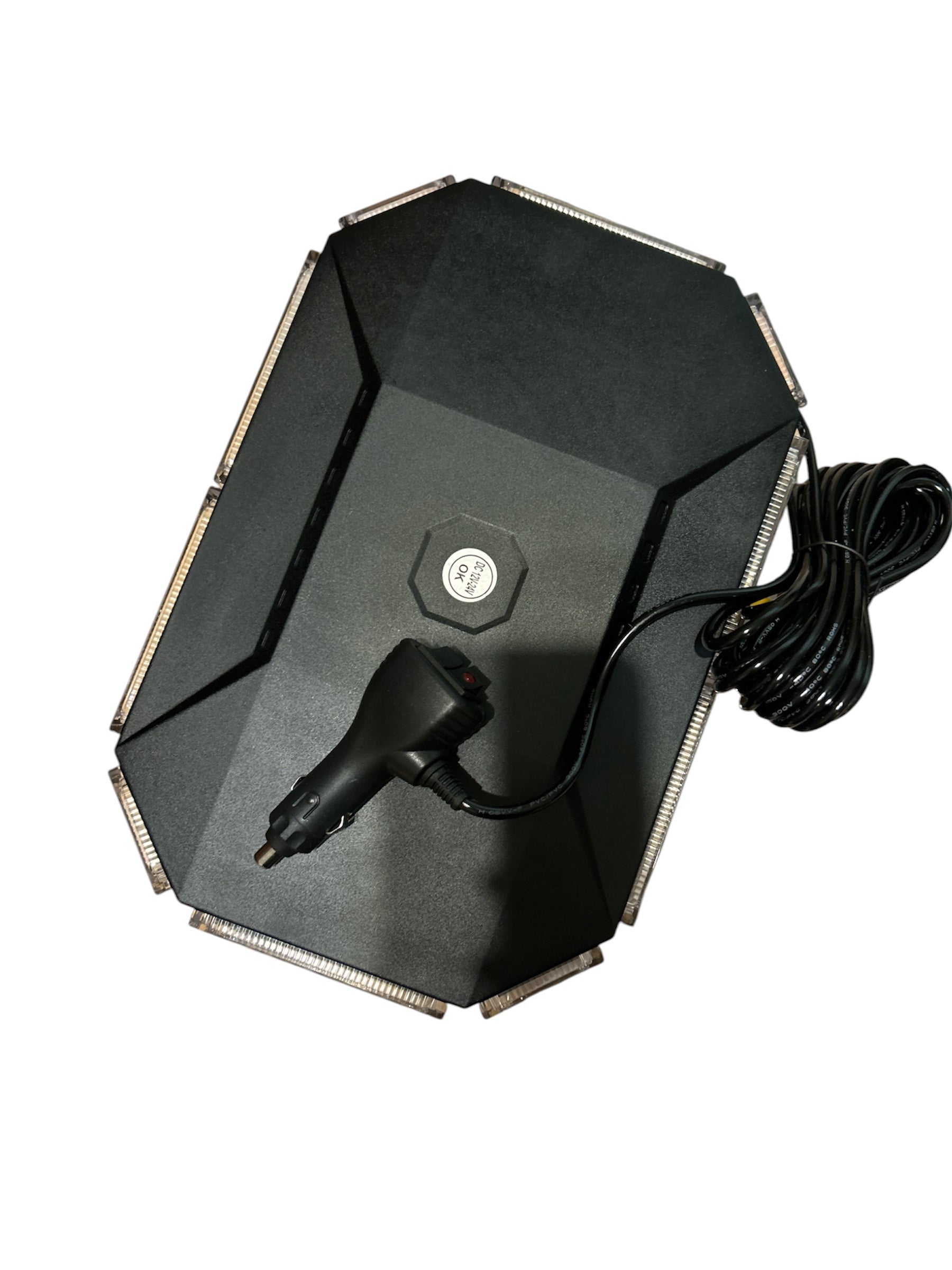 Girofar LED Bicolor Alb și Portocaliu cu Magnet 12/24V IP65