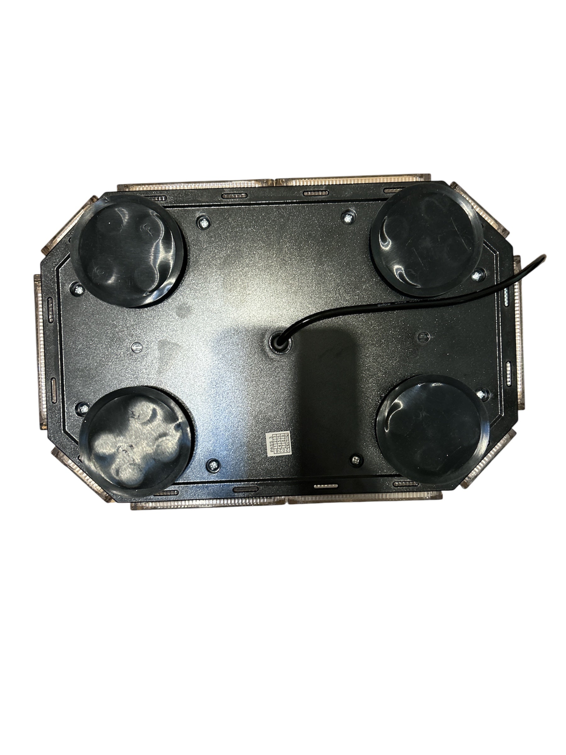 Girofar LED Bicolor Alb și Portocaliu cu Magnet 12/24V IP65