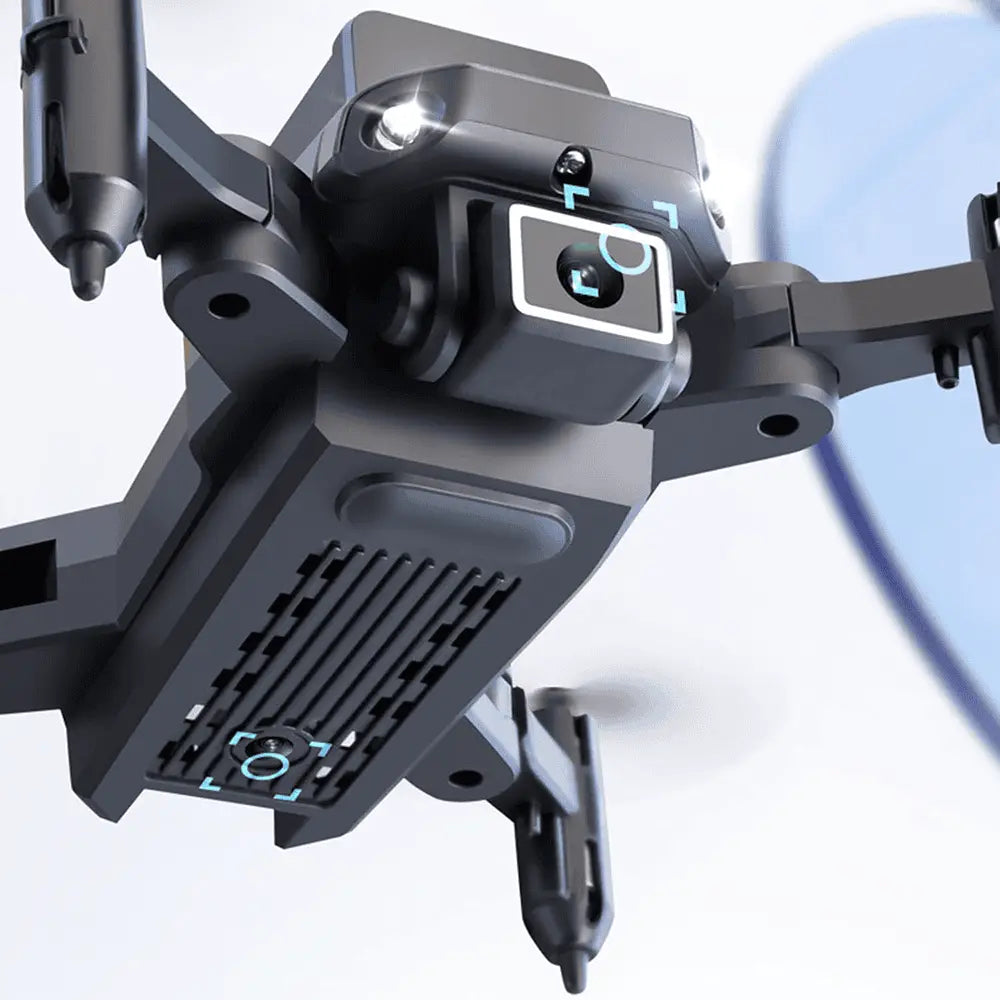 Mini Dronă KY912 cu Cameră Dublă 4K/1080P, Brațe Pliabile, Transmisie Live, Geantă Transport