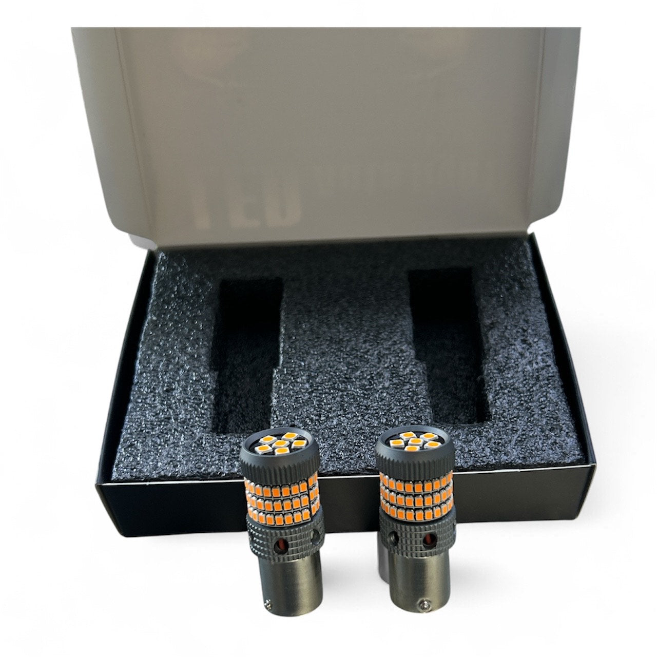 Set Becuri LED Canbus 1156 P21W, 144 LED-uri, lumina alba, consum redus de energie