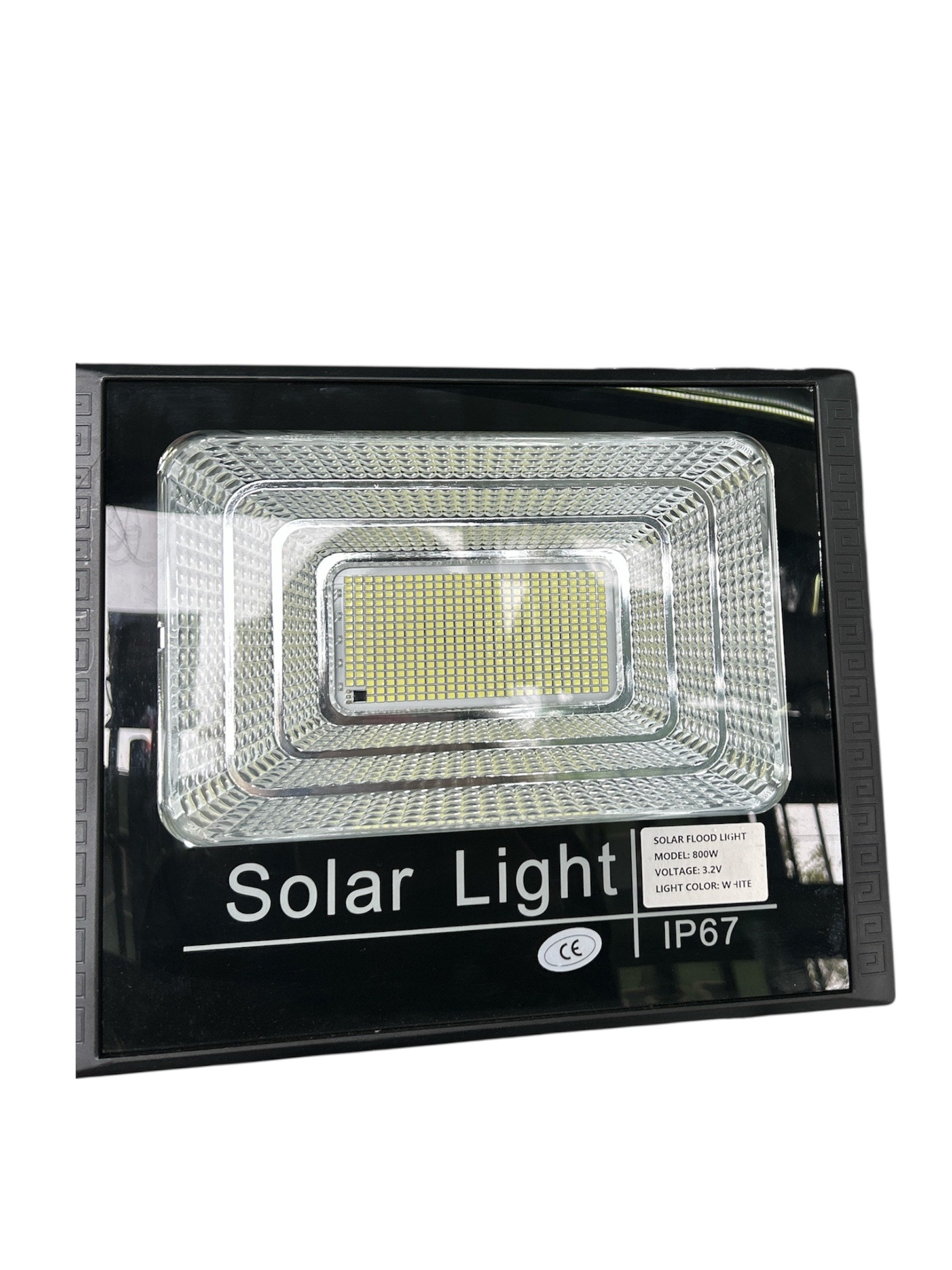 Proiector Solar 800W cu Telecomandă - IP67, Panou Fotovoltaic, Iluminat Profesional