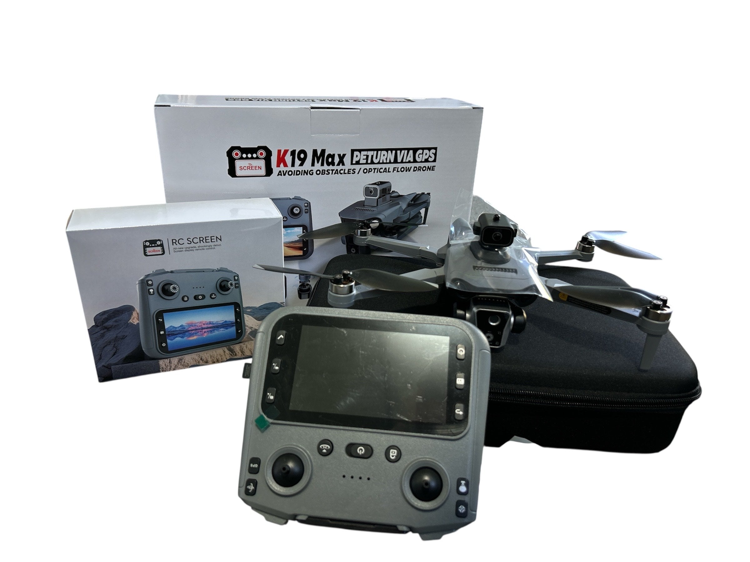 Dronă Profesională cu GPS, Cameră Dublă, Evitare Obstacole, Transport Colete 20g