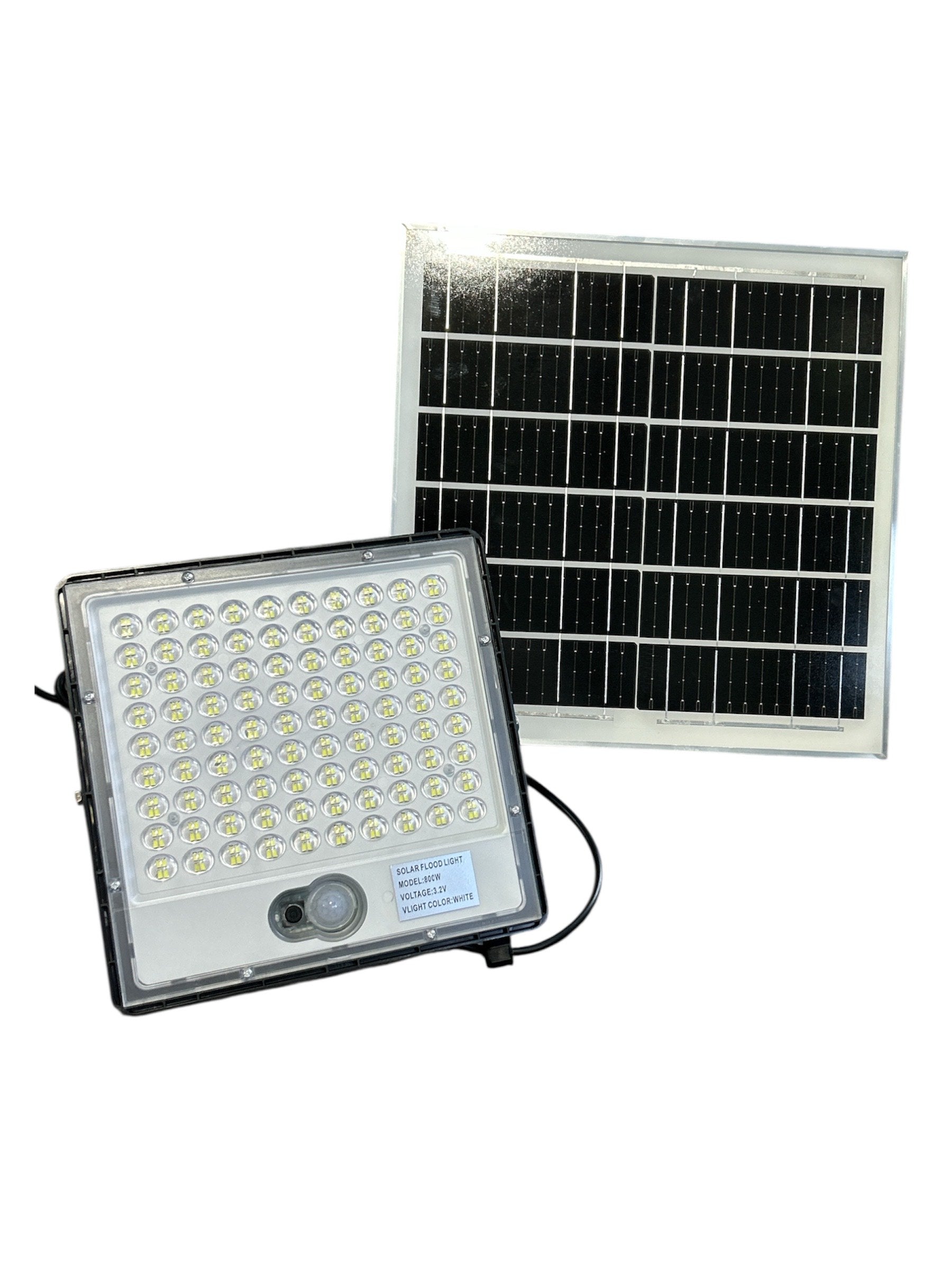 Proiector LED 800W cu Senzor de Mișcare și Telecomandă - Cablu 5m, 6500K, Rezistent la Intemperii