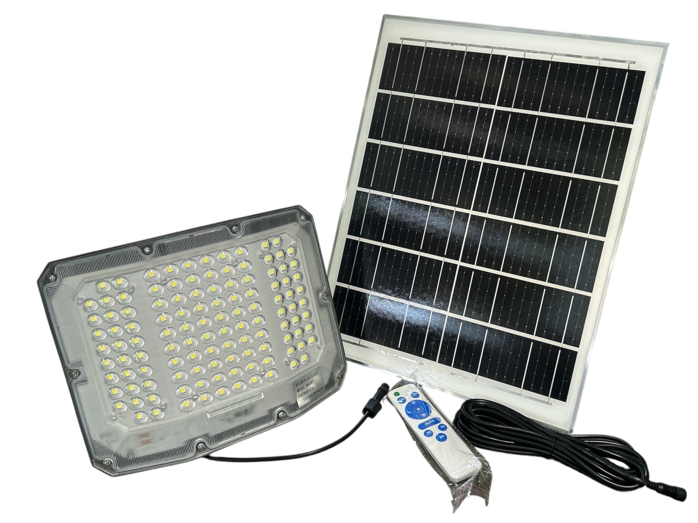 Proiector LED 1000W cu Senzor de Lumină și Telecomandă - Cablu 5m, 6500K, Rezistent la Intemperii