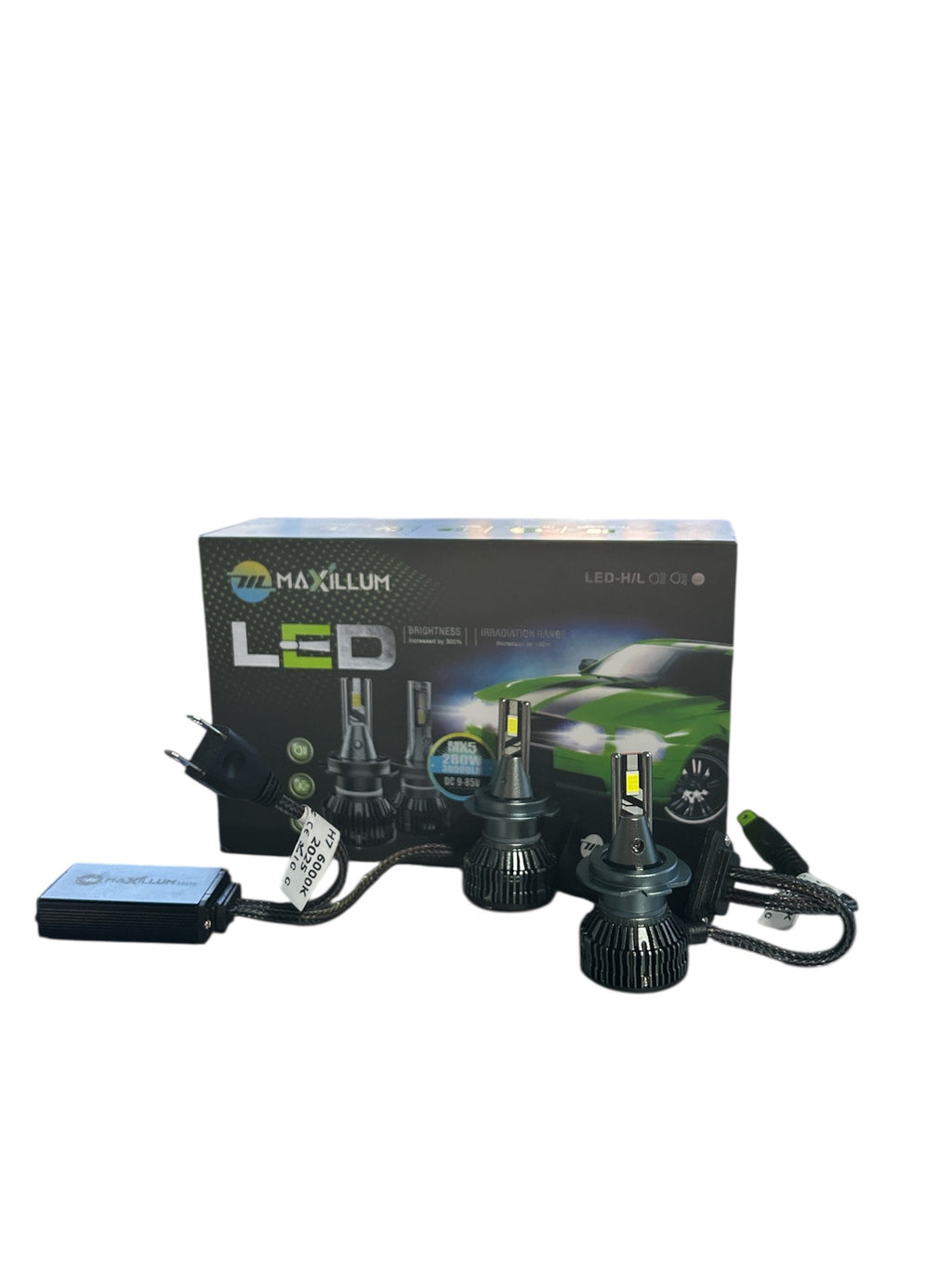 Set Becuri LED H7 280W 9-85V 30.000 Lumeni 6500K