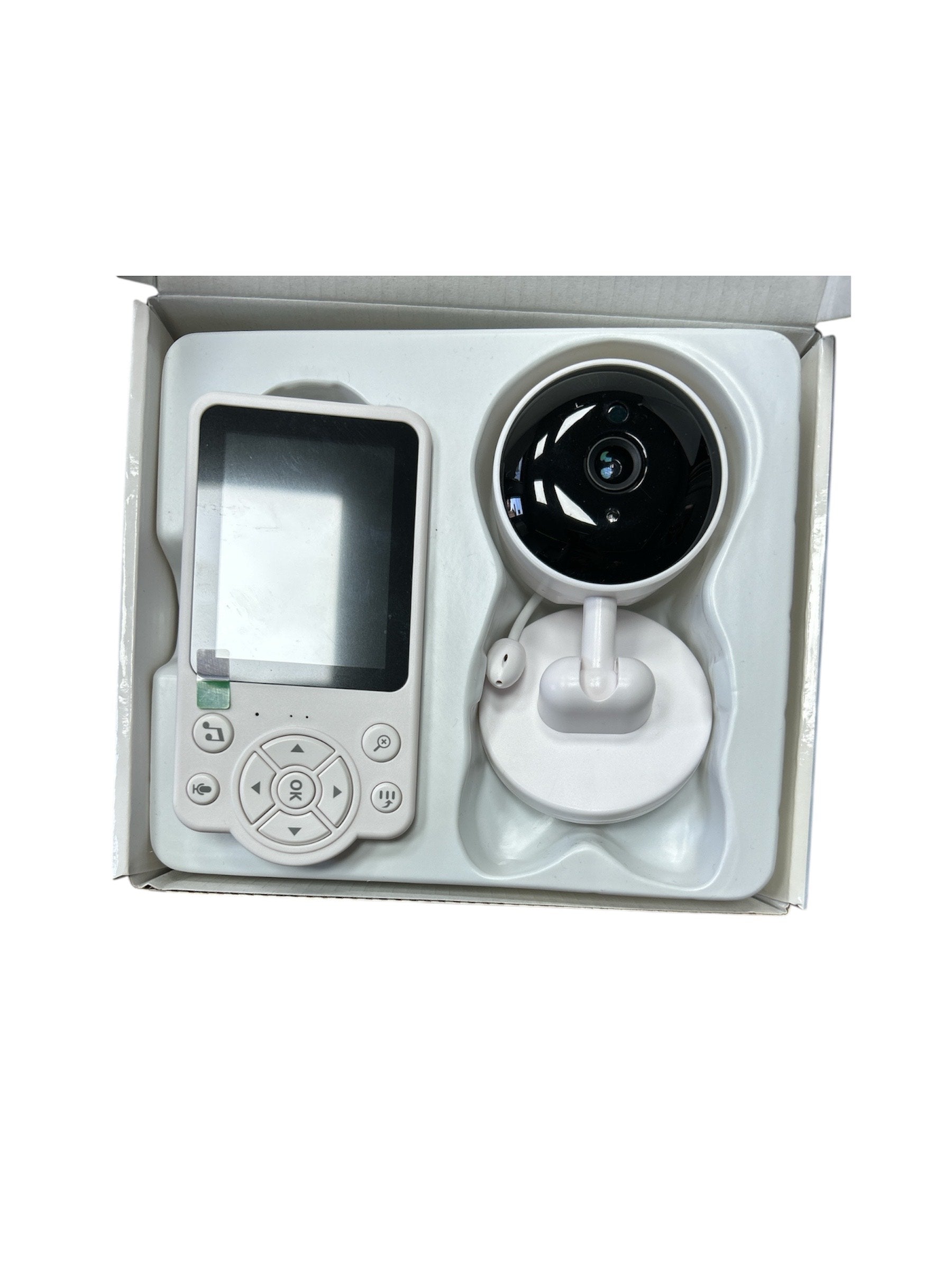 Camera Baby Monitor fara Wi-Fi, HD Night Vision, Senzor de Plans, Cantece de Leagan