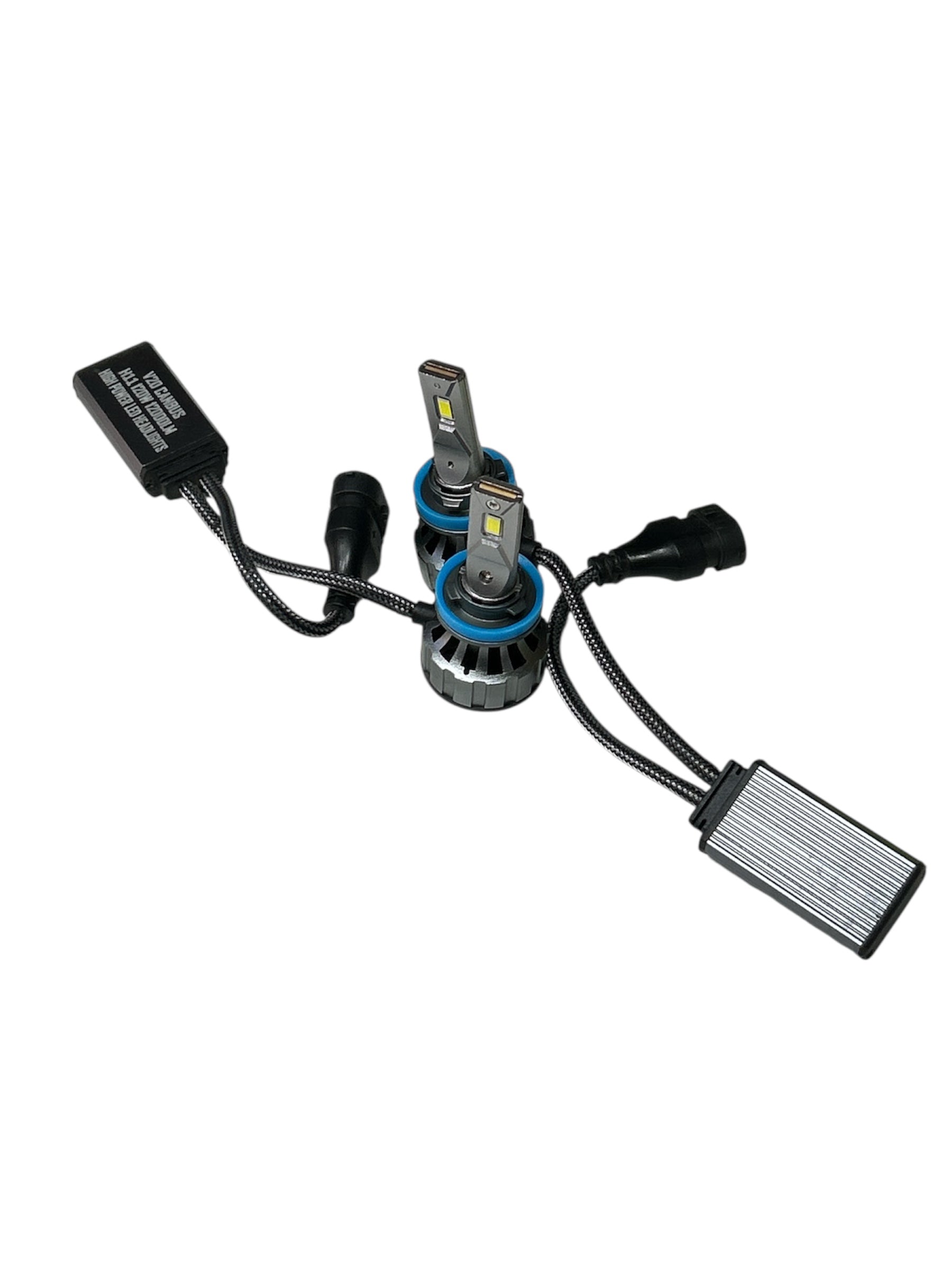 Set Becuri LED H11/H8/H9 - 120W, 12000 Lumeni, 6000-6500K Canbus