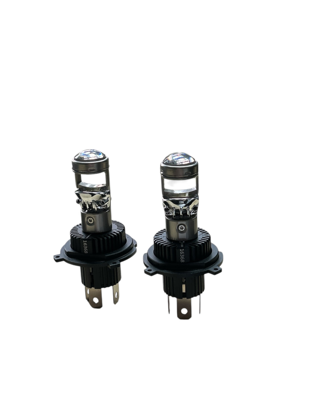 Set Becuri LED H4 150W 20.000 Lumeni cu Lupă 6500K Desigilat