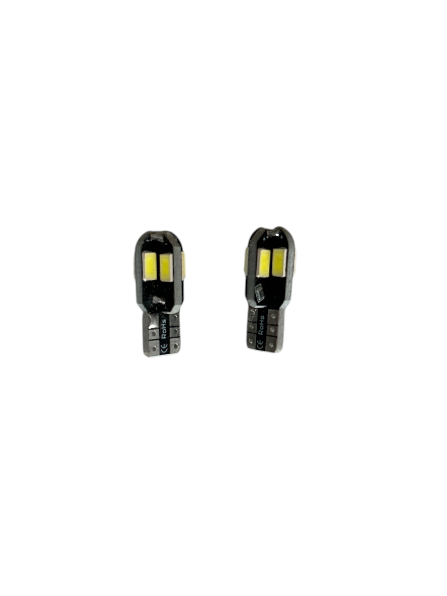 Set 2 Becuri LED Auto T10 W5W SMD Canbus 12V 2W Alb 6000K