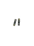 Set 2 Becuri LED Auto T5 12V Soclu 5mm Lumină Albă