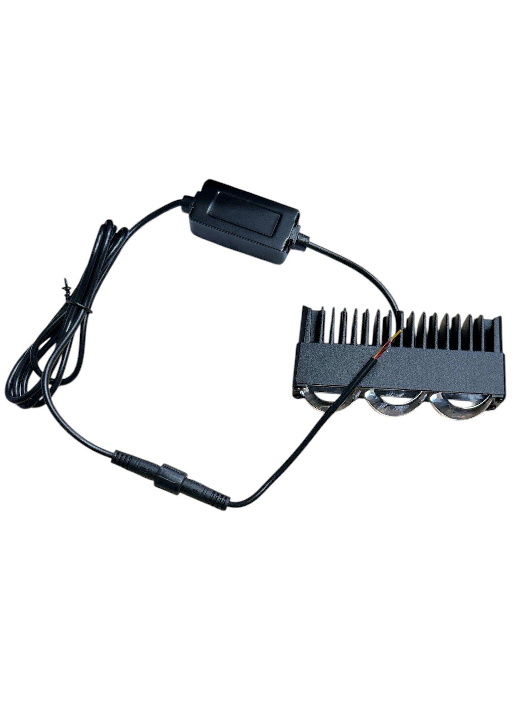 Proiector LED Stroboscopic Auto 3 Lentile 12V – Aluminiu, Suport Metalic, Off-Road & Decor