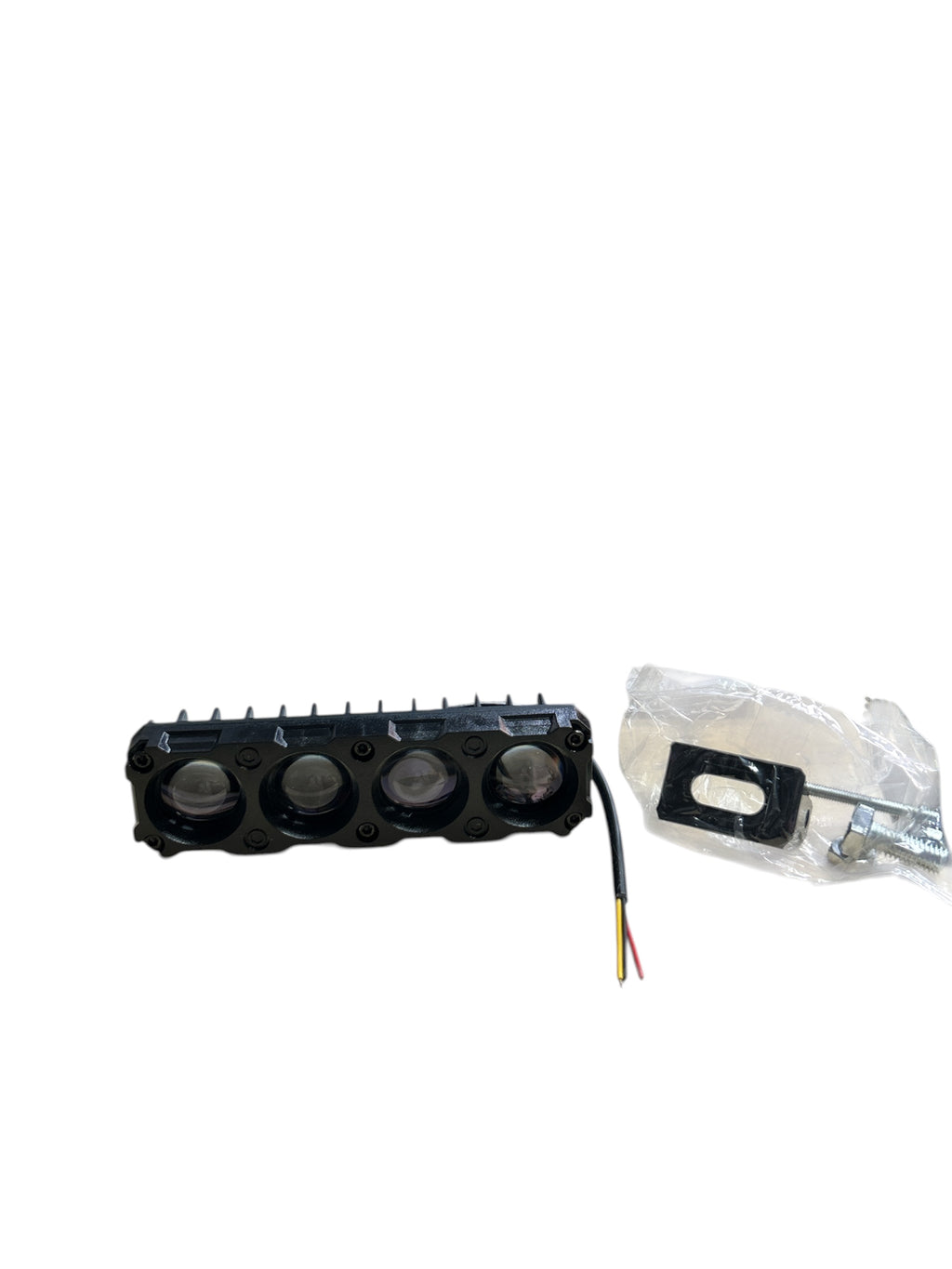Proiector LED Stroboscopic Auto 4 Lentile 12V – Aluminiu, Suport Metalic, Off-Road & Decor