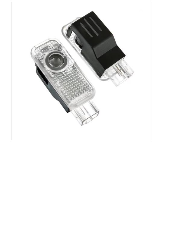 Set 2 Lampi LED Logo Audi pentru Portiere, Proiectie Holograma, 12V, 64x25mm