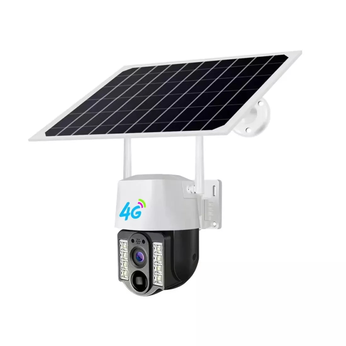 Camera de Supraveghere 4G cu Panou Solar, Rezistență la Intemperii, Detectie Duală PIR + Radar, Viziune Color, IP66