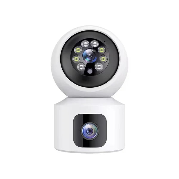 Camera de Supraveghere Duala 360° Night Vision, HD 1080P, Stocare Cloud & Card SD
