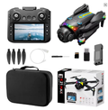 Dronă K21 MAX cu Cameră HD – Telecomandă Ecran 4.3", Motor Brushless, Optical Flow, Evitare Obstacole, 360° Flip, 15 min Autonomie, 200m Rază