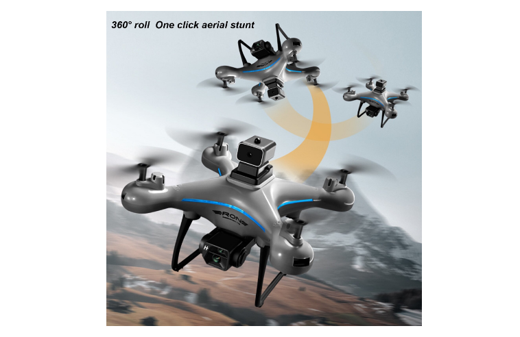 Dronă KY 102 4K HD cu Cameră Dublă, Wi-Fi, Senzor Evitare Obstacole, Funcții Inteligente