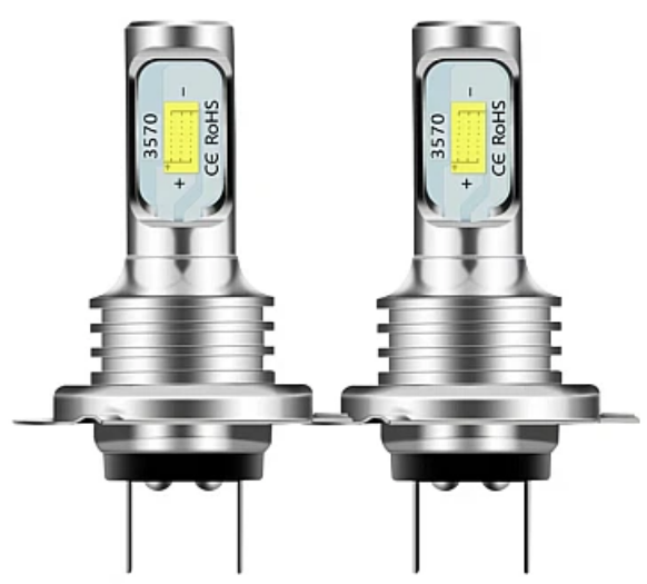 Set 2x Becuri LED H7 80W 8000 Lumeni – Fără Eroare, Lumină Albă 6000K, Instalare Rapidă