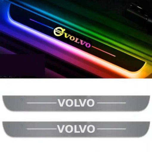 Set 2 Praguri Auto LED Multicolor pentru Volvo  – Eleganta Scandinavă si Protectie Inteligenta