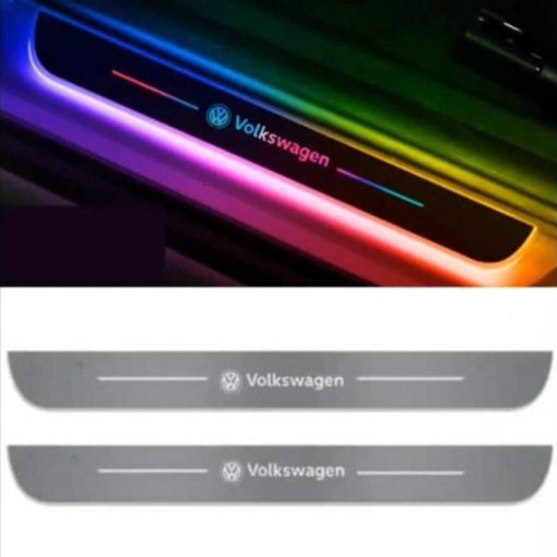 Set 2 Praguri Auto LED Multicolor pentru Volkswagen – Protectie si Stil Premium